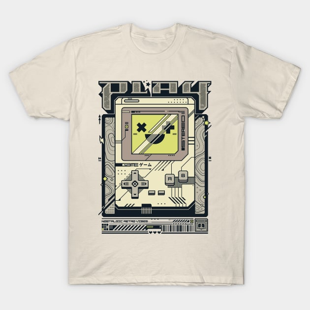 Play Retro Vibes T-Shirt by StudioM6